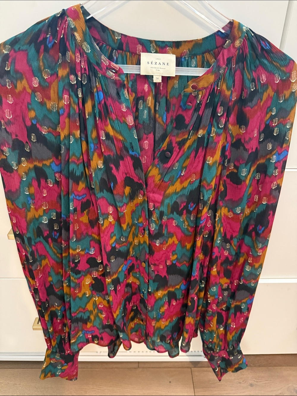 Women's Multicolor Printed Blouse